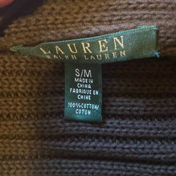 Brown Ralph Lauren cardigan - Picture 2 of 2